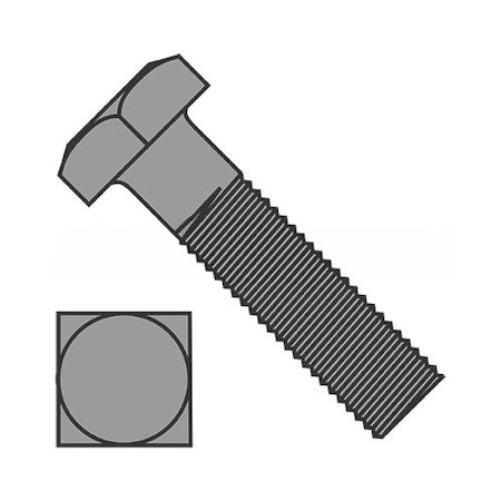 Usa Industrials Steel, Plain, 1-1/4"-7 Thread Size, 6" Lg BULK-BOLT-2338